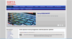 Desktop Screenshot of dzeta.com.pl